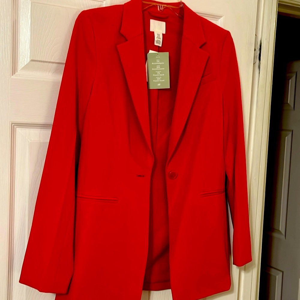 Red blazer
